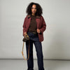 Veste Kedaly Rouge/Marron